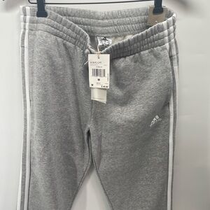 Women’s Adidas Gray Joggers with Matching Jacket with Hood NWT